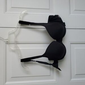 La Perla black logo soft cotton modal adjustable push up bra US/36 C FR 90 DE 80